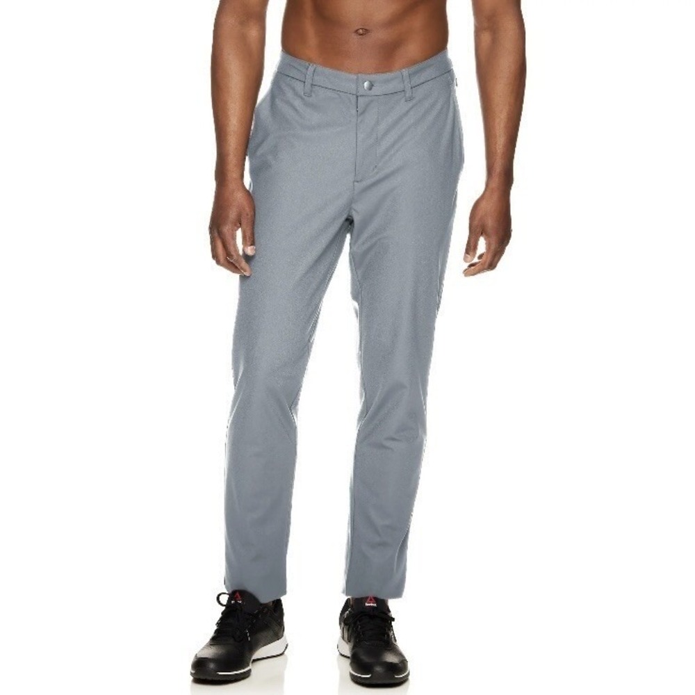 Reebok Mens Anchor Five Pocket Pants 40x32 New with Tags Sleet Tapered Wicking